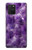 W3713 Purple Quartz Amethyst Graphic Printed Hard Case and Leather Flip Case For Samsung Galaxy S10 Lite