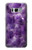 W3713 Purple Quartz Amethyst Graphic Printed Hard Case and Leather Flip Case For Samsung Galaxy S8 Plus