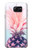 W3711 Pink Pineapple Hard Case and Leather Flip Case For Samsung Galaxy S6 Edge Plus