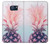 W3711 Pink Pineapple Hard Case and Leather Flip Case For Samsung Galaxy S6 Edge