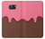 W3754 Strawberry Ice Cream Cone Hard Case and Leather Flip Case For Samsung Galaxy S6 Edge