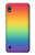 W3698 LGBT Gradient Pride Flag Hard Case and Leather Flip Case For Samsung Galaxy A10