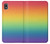 W3698 LGBT Gradient Pride Flag Hard Case and Leather Flip Case For Samsung Galaxy A10