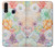 W3705 Pastel Floral Flower Hard Case and Leather Flip Case For Samsung Galaxy A20s