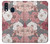 W3716 Rose Floral Pattern Hard Case and Leather Flip Case For Samsung Galaxy A40