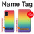 W3698 LGBT Gradient Pride Flag Hard Case and Leather Flip Case For Samsung Galaxy A41