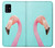 W3708 Pink Flamingo Hard Case and Leather Flip Case For Samsung Galaxy A41