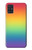 W3698 LGBT Gradient Pride Flag Hard Case and Leather Flip Case For Samsung Galaxy A51 5G