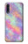 W3706 Pastel Rainbow Galaxy Pink Sky Hard Case and Leather Flip Case For Samsung Galaxy A70