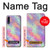 W3706 Pastel Rainbow Galaxy Pink Sky Hard Case and Leather Flip Case For Samsung Galaxy A70