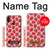 W3719 Strawberry Pattern Hard Case and Leather Flip Case For Samsung Galaxy M11