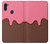 W3754 Strawberry Ice Cream Cone Hard Case and Leather Flip Case For Samsung Galaxy M11