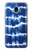 W3671 Blue Tie Dye Hard Case and Leather Flip Case For Samsung Galaxy J3 (2018), J3 Star, J3 V 3rd Gen, J3 Orbit, J3 Achieve, Express Prime 3, Amp Prime 3
