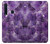 W3713 Purple Quartz Amethyst Graphic Printed Hard Case and Leather Flip Case For Samsung Galaxy A9 (2018), A9 Star Pro, A9s