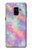 W3706 Pastel Rainbow Galaxy Pink Sky Hard Case and Leather Flip Case For Samsung Galaxy A8 Plus (2018)