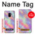 W3706 Pastel Rainbow Galaxy Pink Sky Hard Case and Leather Flip Case For Samsung Galaxy A8 Plus (2018)