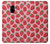 W3719 Strawberry Pattern Hard Case and Leather Flip Case For Samsung Galaxy A8 Plus (2018)