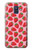 W3719 Strawberry Pattern Hard Case and Leather Flip Case For Samsung Galaxy A6 (2018)