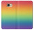 W3698 LGBT Gradient Pride Flag Hard Case and Leather Flip Case For Samsung Galaxy A5 (2016)