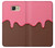 W3754 Strawberry Ice Cream Cone Hard Case and Leather Flip Case For Samsung Galaxy A5 (2016)