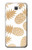 W3718 Seamless Pineapple Hard Case and Leather Flip Case For Samsung Galaxy J7 Prime (SM-G610F)