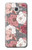 W3716 Rose Floral Pattern Hard Case and Leather Flip Case For Samsung Galaxy J7