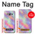 W3706 Pastel Rainbow Galaxy Pink Sky Hard Case and Leather Flip Case For Samsung Galaxy J3 (2016)
