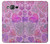 W3710 Pink Love Heart Hard Case and Leather Flip Case For Samsung Galaxy On5