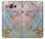 W3717 Rose Gold Blue Pastel Marble Graphic Printed Hard Case and Leather Flip Case For Samsung Galaxy On5