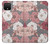 W3716 Rose Floral Pattern Hard Case and Leather Flip Case For Google Pixel 4