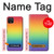 W3698 LGBT Gradient Pride Flag Hard Case and Leather Flip Case For Google Pixel 4 XL