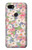 W3688 Floral Flower Art Pattern Hard Case and Leather Flip Case For Google Pixel 3a XL