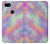 W3706 Pastel Rainbow Galaxy Pink Sky Hard Case and Leather Flip Case For Google Pixel 3a XL