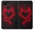 W3682 Devil Heart Hard Case and Leather Flip Case For Google Pixel 3