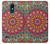 W3694 Hippie Art Pattern Hard Case and Leather Flip Case For LG K8 (2018)