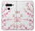 W3707 Pink Cherry Blossom Spring Flower Hard Case and Leather Flip Case For LG V40, LG V40 ThinQ