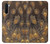 W3691 Gold Peacock Feather Hard Case and Leather Flip Case For OnePlus Nord