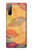 W3686 Fall Season Leaf Autumn Hard Case and Leather Flip Case For Sony Xperia 10 II