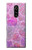 W3710 Pink Love Heart Hard Case and Leather Flip Case For Sony Xperia 1
