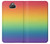 W3698 LGBT Gradient Pride Flag Hard Case and Leather Flip Case For Sony Xperia 10