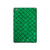 W2704 Green Fish Scale Pattern Graphic Tablet Hard Case For iPad mini 4, iPad mini 5, iPad mini 5 (2019)