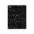 W2574 Mathematics Physics Blackboard Equation Tablet Hard Case For iPad Pro 11 (2021,2020,2018, 3rd, 2nd, 1st)