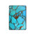 W2685 Aqua Turquoise Gemstone Graphic Printed Tablet Hard Case For iPad Air 2, iPad 9.7 (2017,2018), iPad 6, iPad 5