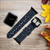 CA0623 Star Map Zodiac Constellations Silicone & Leather Smart Watch Band Strap For Apple Watch iWatch