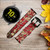 CA0309 Red Blossoming Almond Tree Van Gogh Silicone & Leather Smart Watch Band Strap For Samsung Galaxy Watch, Gear, Active