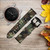 CA0457 Army Green Woodland Camo Silicone & Leather Smart Watch Band Strap For Garmin Smartwatch