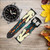 CA0645 Halloween Festival Castle Silicone & Leather Smart Watch Band Strap For Wristwatch Smartwatch