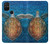 W1249 Blue Sea Turtle Hard Case and Leather Flip Case For OnePlus Nord N100