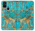 W2906 Aqua Turquoise Stone Hard Case and Leather Flip Case For OnePlus Nord N100