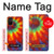 W2985 Colorful Tie Dye Texture Hard Case and Leather Flip Case For OnePlus Nord N100